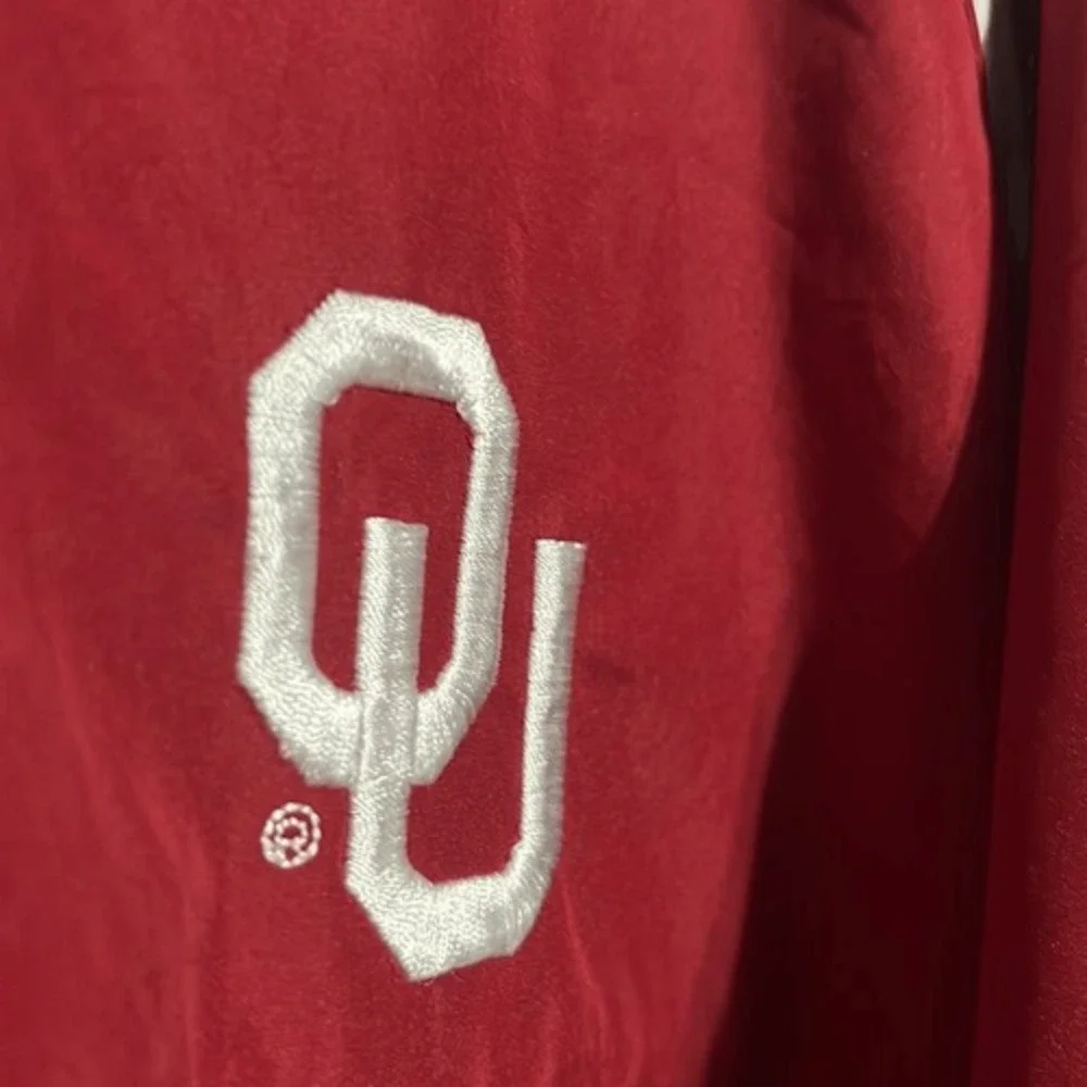 Vintage NIKE OU SOONERS CLIMA-FIT Full Zip‎ Polyester Jacket - PERFECT- Sz 2XL